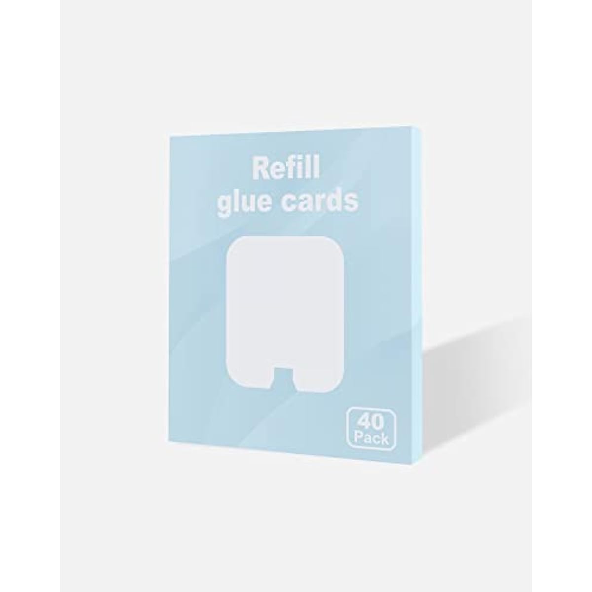 40 Pack Refill Glue Cards Compatible with Safer Home SH502 and Dynatrap DT3005W Dot Indoor Fly Trap Plug-in Insect Trap Replacement Sticky Glue Boards