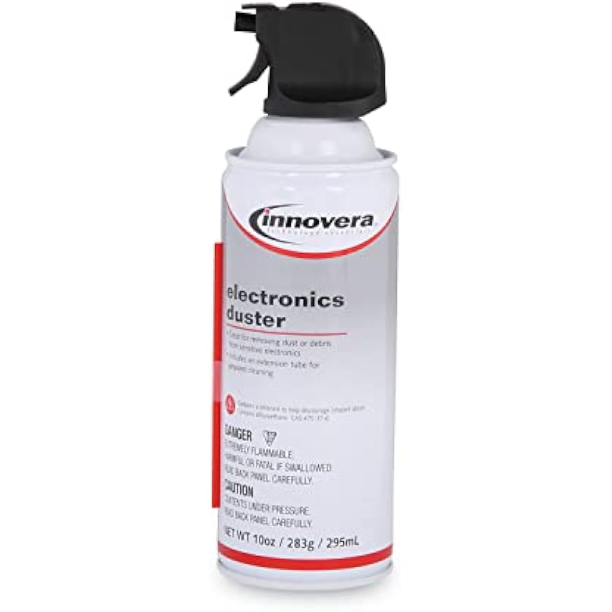 Innovera Compressed Air Duster Cleaner, 10 oz Can, 6/Pack