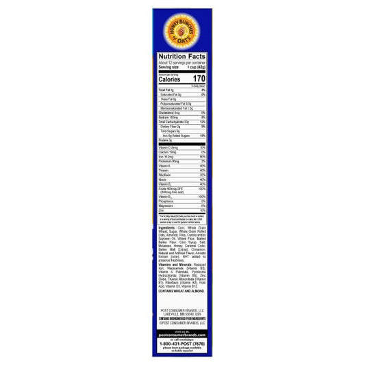 Honey Bunches of Oats with Almonds Breakfast Cereal, Almond Cereal with Oats and Granola Clusters, Family Size 18 oz Box