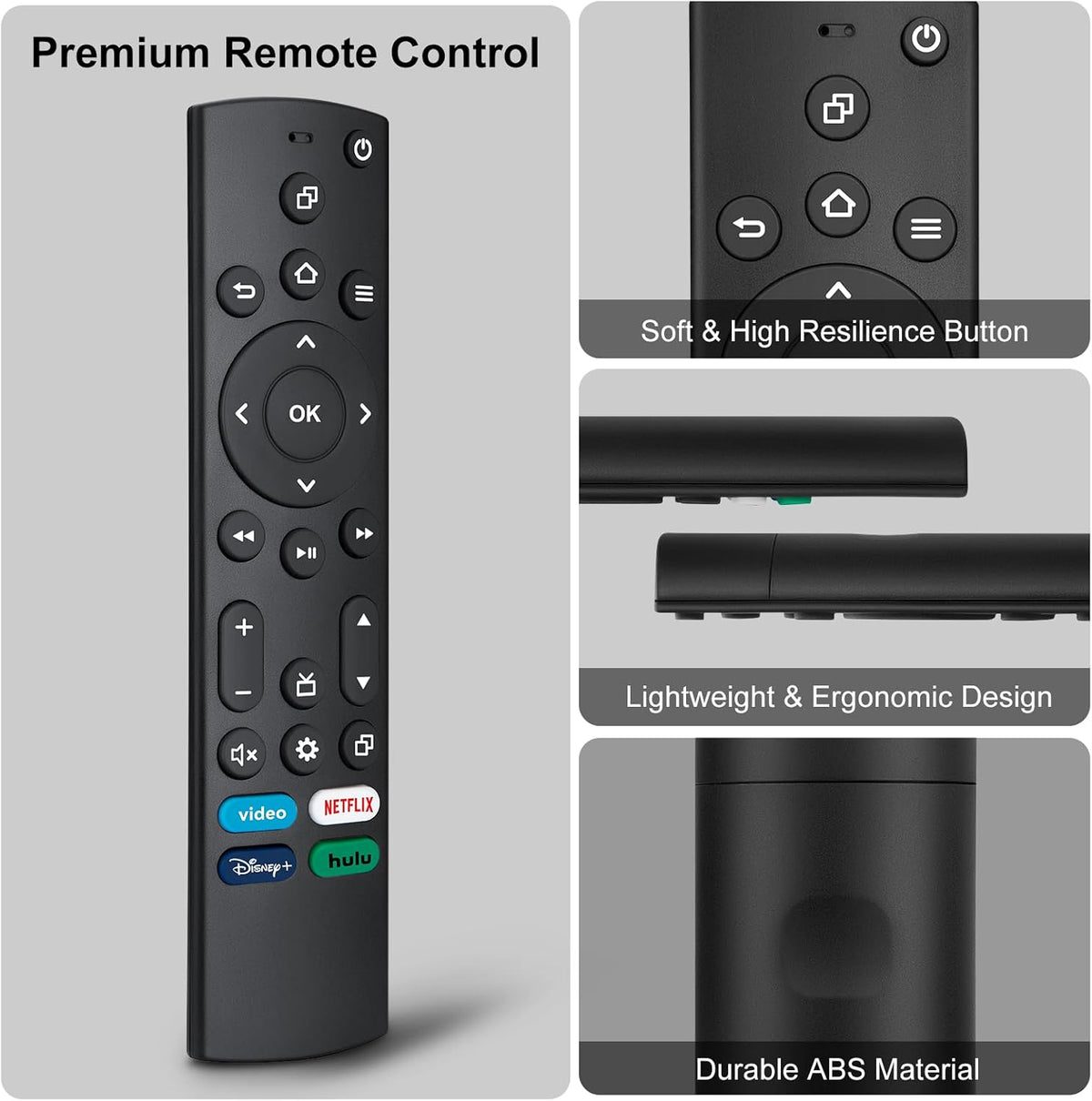 Replacement-Remote for All Insignia-Toshiba-Pioneer-Fire-Smart-TVs