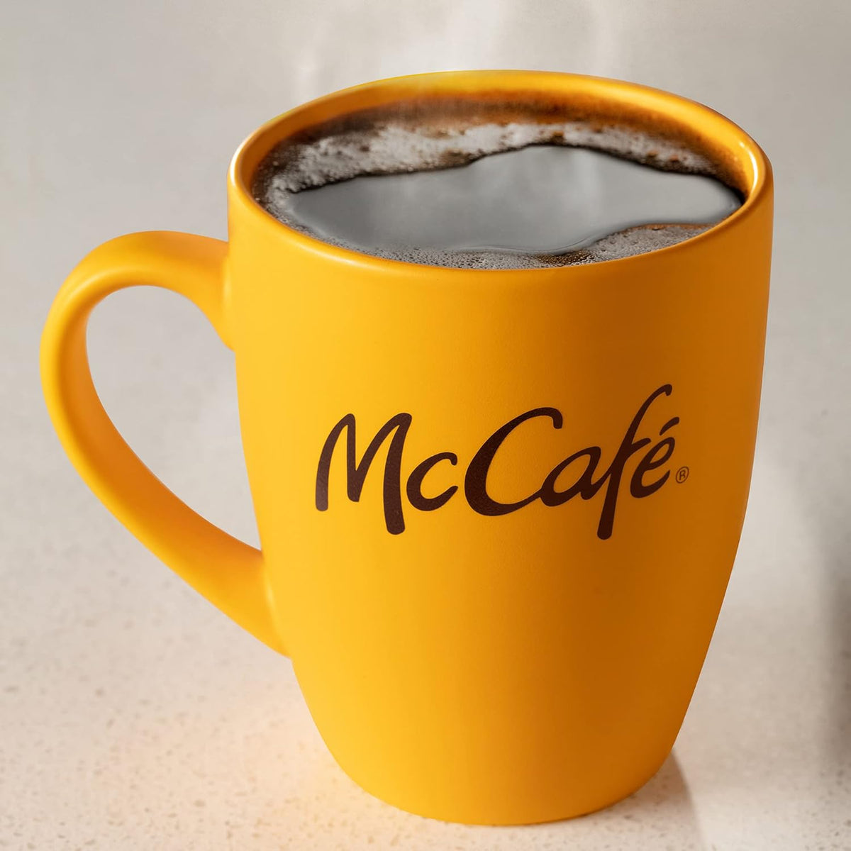 McCafe Breakfast Blend 30 oz Canister Light Roast Ground Coffee Specialty Fat-Free Arabica
