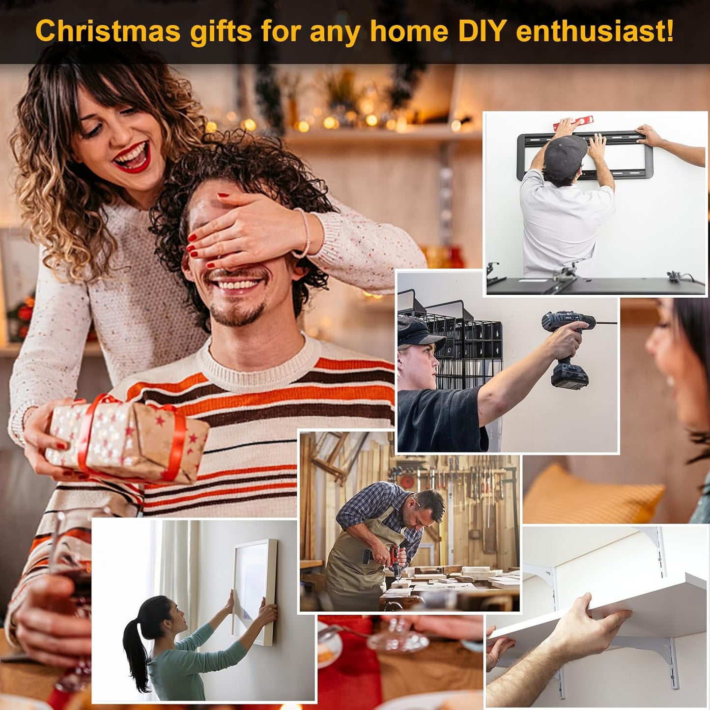 Stud Finder Wall Scanner - 5 in 1 Stud Finder Tool w/Smart Chip and HD LCD Display, Stud Detector Beam Finders for the Center and Edge of Wood AC Wire Metal Studs Joist Pipe (Silver Plate)