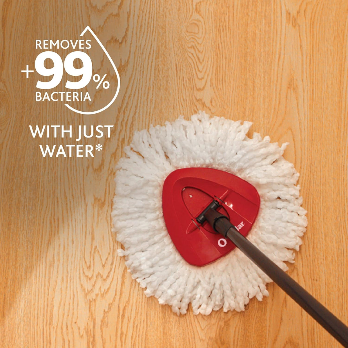 ocedar easywrings microfiber spin mop system with foot pedal for effortless floor cleaning