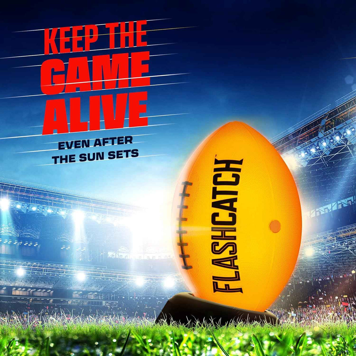 Glow-in-the-Dark Football, Size NO 6, Perfect Boys Gift for Outdoor Sports and Birthday Parties Ages 8-15