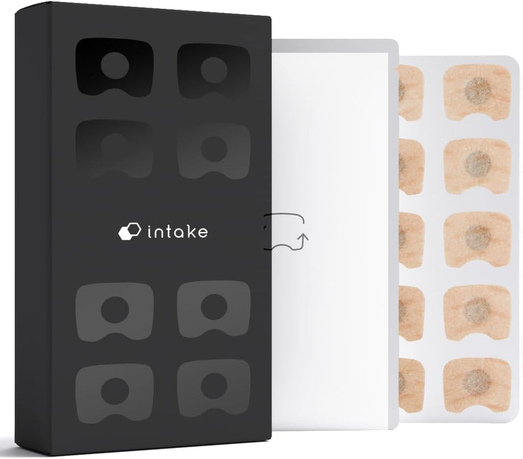 Intake Breathing Magnetic Nasal Strip Refill Tabs (90 Count) | Adhesive Tabs for Intake Reusable Band | Nasal Strips for Sleep, Snoring & Breathing | Stronger Than Traditional Strips | 90-Night Supply