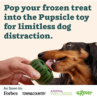 WOOF Pupsicle Treat Tray Mold, Large 25-75lbs, Silicone, Dishwasher Safe, Reusable, Freeze Refill, Dog Treats, Pupsicle Toy