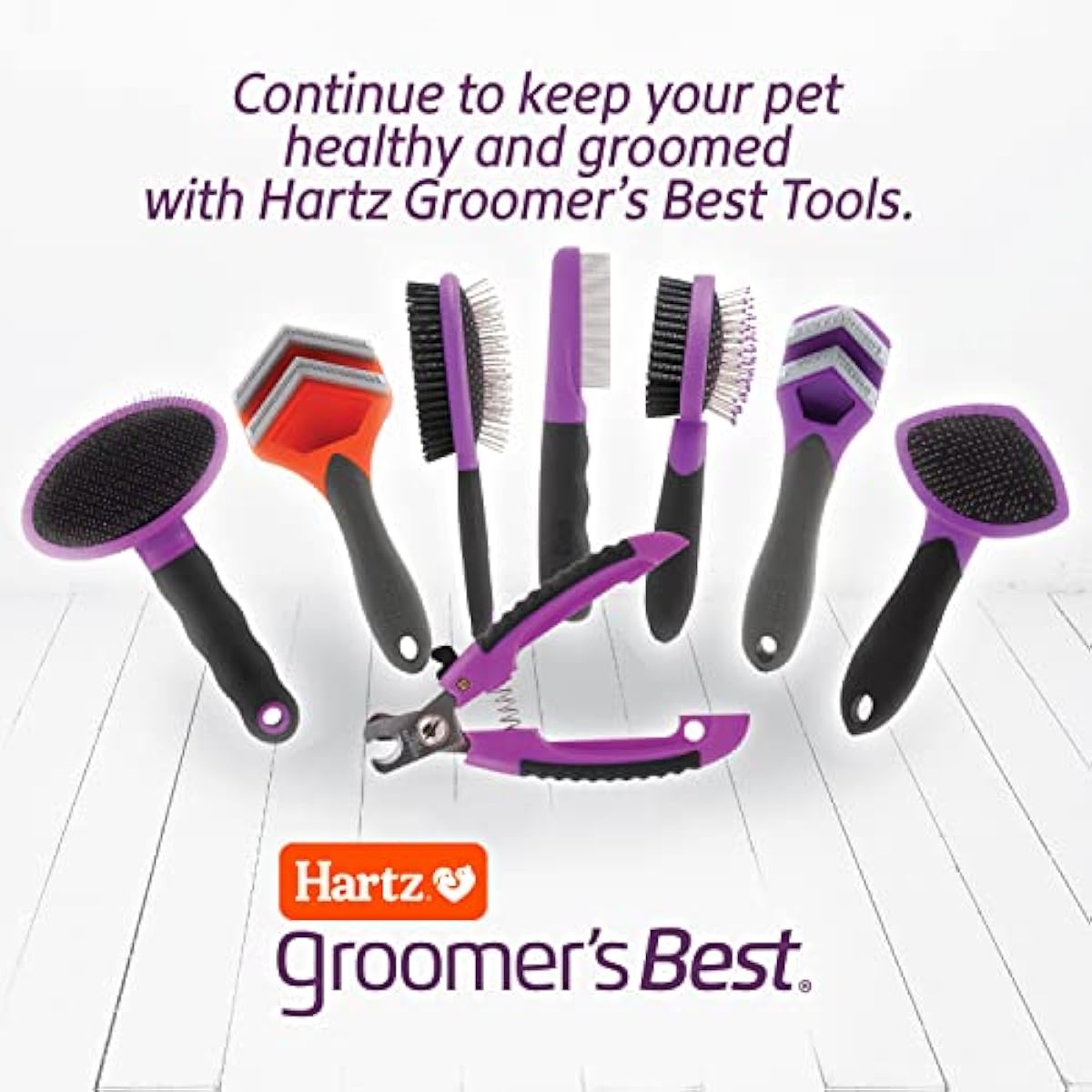 Hartz Groomer's Best Combo Dog Brush, Multi-Colored