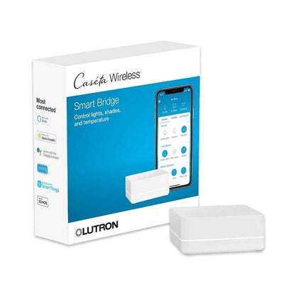 Lutron Caseta Smart Hub for 75 Devices, Alexa, Homekit, Google Home Compatible, White