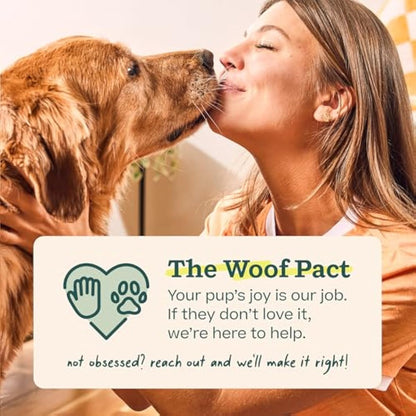 WOOF Pupsicle Treat Tray Mold, Large 25-75lbs, Silicone, Dishwasher Safe, Reusable, Freeze Refill, Dog Treats, Pupsicle Toy