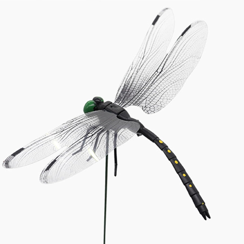 2026 New 40 Pcs Dragon Fly Clips for Bugs Repellent, 3D Artificial Dragonfly Hat Clip, Dragonfly Garden Decor (10PCS)