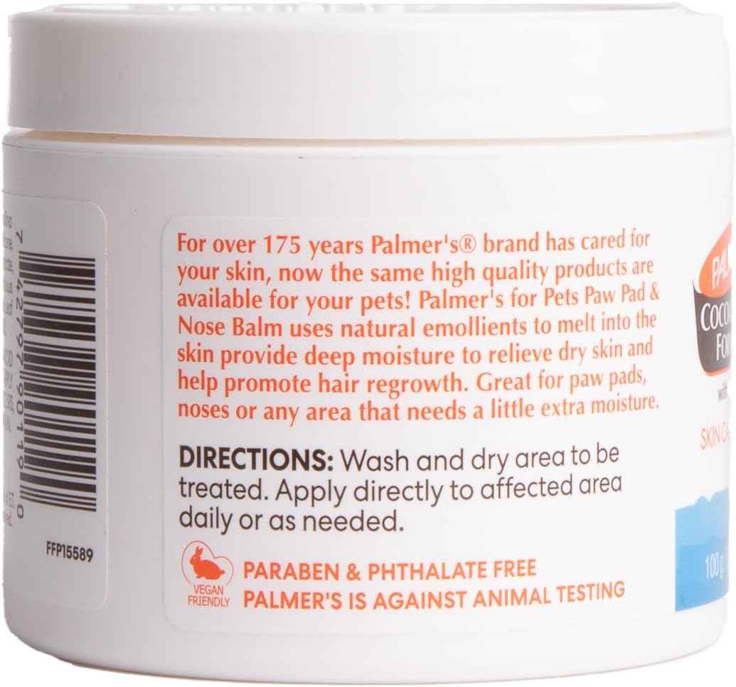 Palmer's for Pets Cocoa Butter Fragrance-Free Paw Pad & Nose Balm for Dogs with Vitamin E