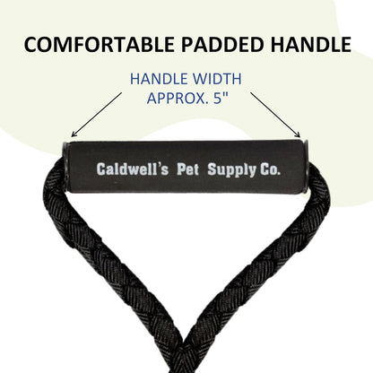 Caldwell's Pet Supply Co. Dual Dog Leash, Heavy Duty, 54" Long, Nylon/Polyester Blend, for Small, Medium, or Large Dogs