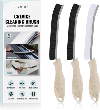 sxhyf crevice cleaning brush hard bristle grout scrub brush for bathroom kitchen household cleaning