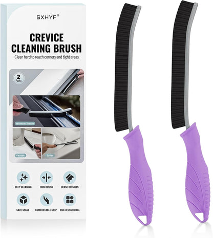 sxhyf crevice cleaning brush hard bristle grout scrub brush for bathroom kitchen household cleaning