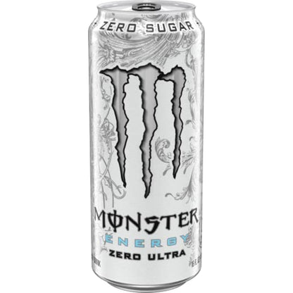 Monster Energy Zero Ultra, Sugar Free Energy Drink, 16 Ounce | Pack of 15