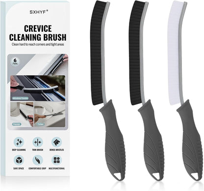 sxhyf crevice cleaning brush hard bristle grout scrub brush for bathroom kitchen household cleaning