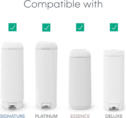 Diaper Genie Easy Roll Refill | 30 Bags Per Refill | Holds Up to 1410 Newborn Diapers | Odor Control | Diaper Pail Refill Bags | Fits Diaper Genie Signature & Platinum Pails