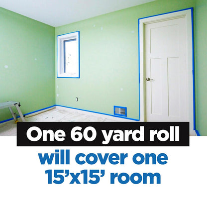 ScotchBlue Original Multi-Surface Painters Tape, 2 Inch Wide (1.88 in. x 60 Yds), 3 Rolls, Blue Paint Tape Protects and Removes Easily, Masking Tape for Indoor and Outdoor Use (2090-48EP3)