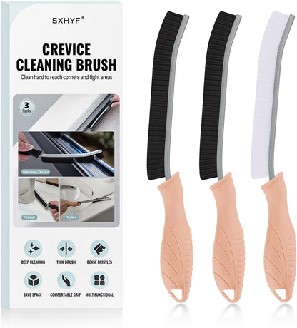 sxhyf crevice cleaning brush hard bristle grout scrub brush for bathroom kitchen household cleaning
