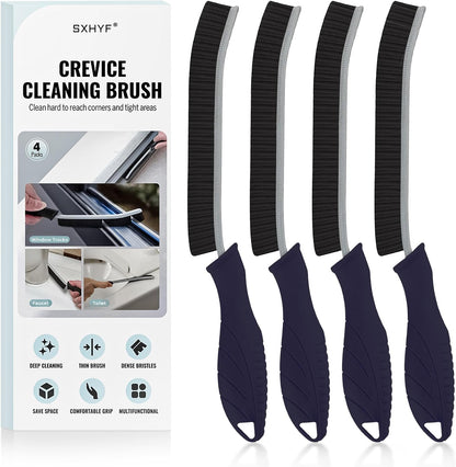 sxhyf crevice cleaning brush hard bristle grout scrub brush for bathroom kitchen household cleaning