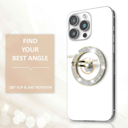 glitter-gold-magnetic-phone-ring-holder-magsafe-compatible-iphone-17-16-15-and-android