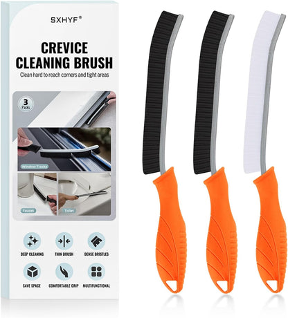 sxhyf crevice cleaning brush hard bristle grout scrub brush for bathroom kitchen household cleaning