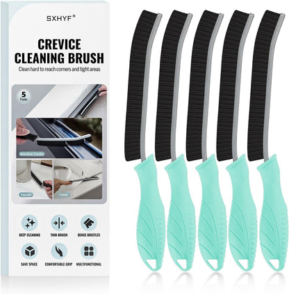 sxhyf crevice cleaning brush hard bristle grout scrub brush for bathroom kitchen household cleaning