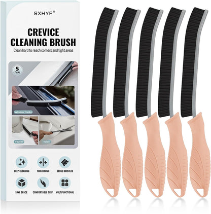 sxhyf crevice cleaning brush hard bristle grout scrub brush for bathroom kitchen household cleaning