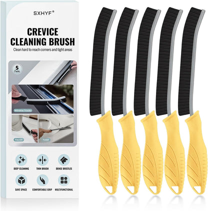 sxhyf crevice cleaning brush hard bristle grout scrub brush for bathroom kitchen household cleaning