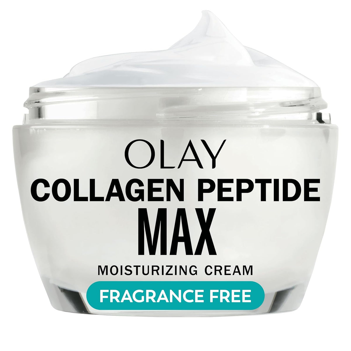 olay collagen peptide face moisturizer, firming cream for women, fragrance-free, non-greasy, hydrating and anti-aging skin care