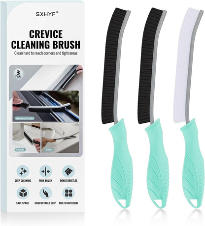 sxhyf crevice cleaning brush hard bristle grout scrub brush for bathroom kitchen household cleaning