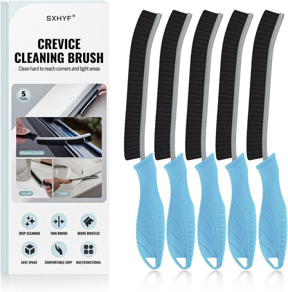 sxhyf crevice cleaning brush hard bristle grout scrub brush for bathroom kitchen household cleaning