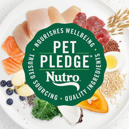 Nutro Ultra Adult Large Breed Dry Dog Food, high-protein chicken, lamb, and salmon protein trio, 13 lb non-GMO bag