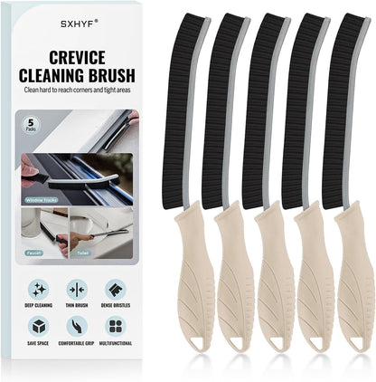 sxhyf crevice cleaning brush hard bristle grout scrub brush for bathroom kitchen household cleaning