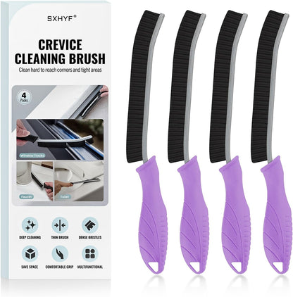 sxhyf crevice cleaning brush hard bristle grout scrub brush for bathroom kitchen household cleaning