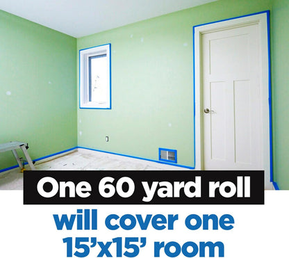 ScotchBlue Original Multi-Surface Painters Tape, 1 Inch Wide (0.94 In. x 60 Yds), 6 Rolls, Blue Paint Tape Protects Surfaces and Removes Easily, Masking Tapes for Indoor and Outdoor Use (2090-24EP6)