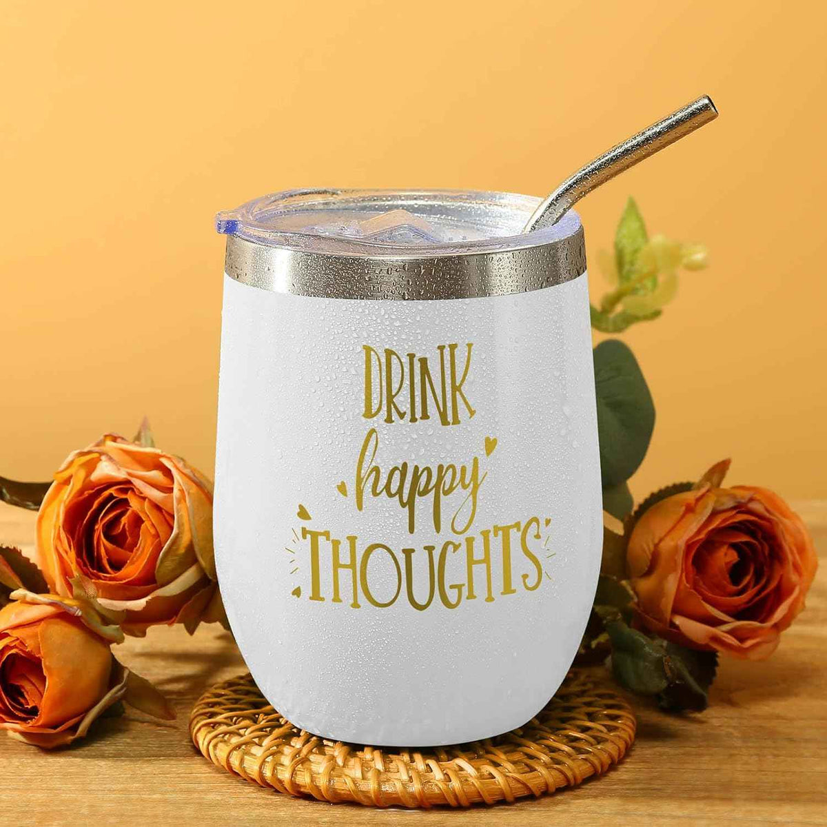 Valentines Day gifts for her, women, daughter, girlfriend, wife, flannel blanket, stainless steel tumbler set