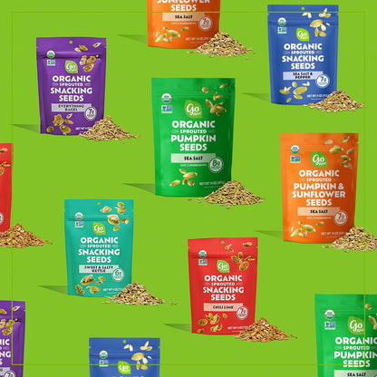 Go Raw Organic Sprouted Pumpkin Seeds, 14 Oz, High-Protein, Gluten-Free, Non-GMO Verified, Vegan, Nut-Free