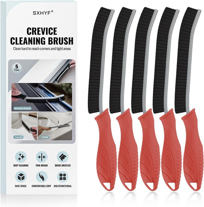 sxhyf crevice cleaning brush hard bristle grout scrub brush for bathroom kitchen household cleaning