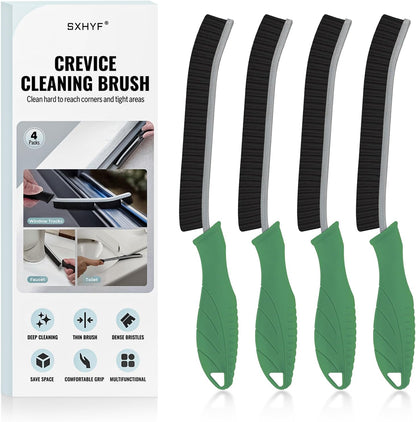 sxhyf crevice cleaning brush hard bristle grout scrub brush for bathroom kitchen household cleaning