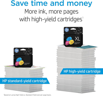 HP 67XL Black High-Yield Ink Cartridge | Works with DeskJet 1255, 2700, 4100, Envy 6000, 6400 Series | Eligible for Instant Ink | 3YM57AN | Packaging May Vary