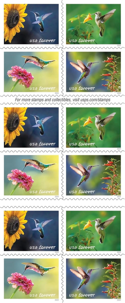 United States Postal Service Garden Delights (Booklet of 20) First-Class Mail Forever Postage Stamps Scott #5845-5848