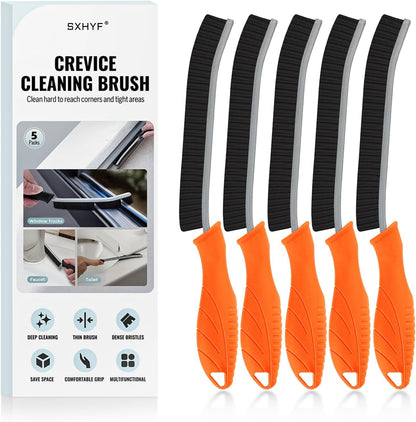 sxhyf crevice cleaning brush hard bristle grout scrub brush for bathroom kitchen household cleaning