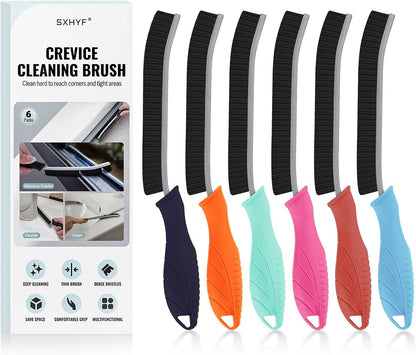 sxhyf crevice cleaning brush hard bristle grout scrub brush for bathroom kitchen household cleaning