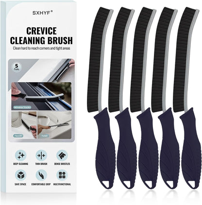 sxhyf crevice cleaning brush hard bristle grout scrub brush for bathroom kitchen household cleaning