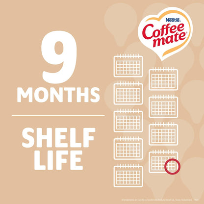 Nestle Coffee mate Coffee Creamer, Original, Liquid Creamer Singles, Non Dairy, No Refrigeration, 0.375 fl oz Tubs (Pack of 180)