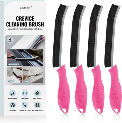 sxhyf crevice cleaning brush hard bristle grout scrub brush for bathroom kitchen household cleaning