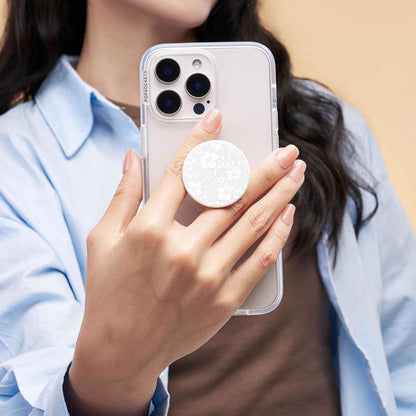 Blanc Fresh PopSockets Adhesive Phone Grip with Expanding Kickstand for iPhone, Samsung, Android Devices