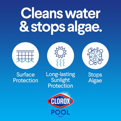 Clorox Pool&Spa XTRABLUE 3” Chlorinating Tablets, Individually Wrapped, Kills Bacteria & Stops Algae (5 LB)