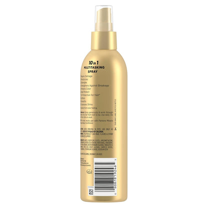 Pantene Miracle Rescue 10in1 Multitasking Spray - Heat Protection, Detangles, Repairs Damaged, Dry Hair, Improves Shine, Leave-In Conditioning Treatment with Keratin and Pro-Vitamin B5, 5.7 oz